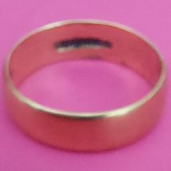 "Wedding Band" GOLD  ring 18ct 750 4.5g