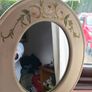handpainted oval  mirror Image 6