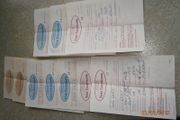 Old expired UK MOT Certificates 1980s FREEPOST
