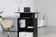 Black Reception Desk