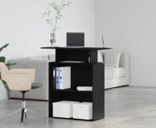Black Reception Desk