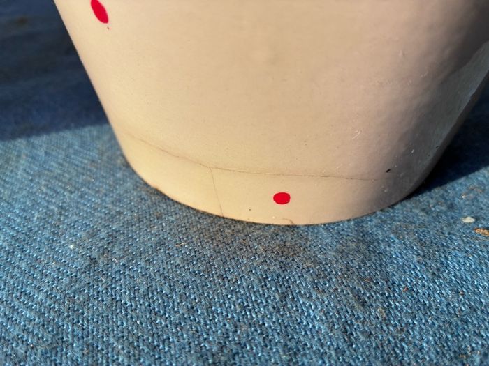 4 ceramic flower pots