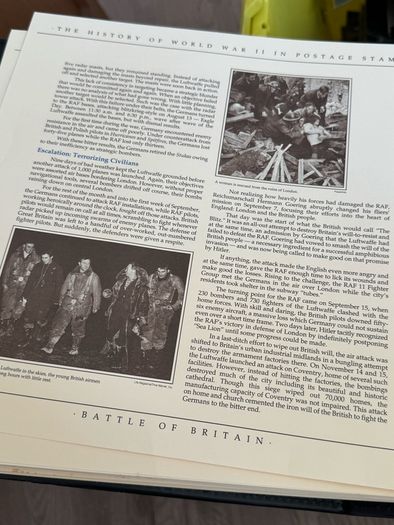 The History of World War II in post stamps