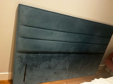Velvet headboard 6 foot