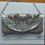 Accessorize gold sequin clutch Image 9