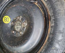 Spare Tyre 125/85 R16