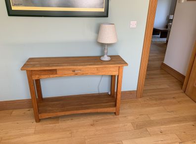 hall table solid oak