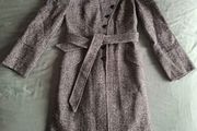 OASIS bk/wt heavy coat