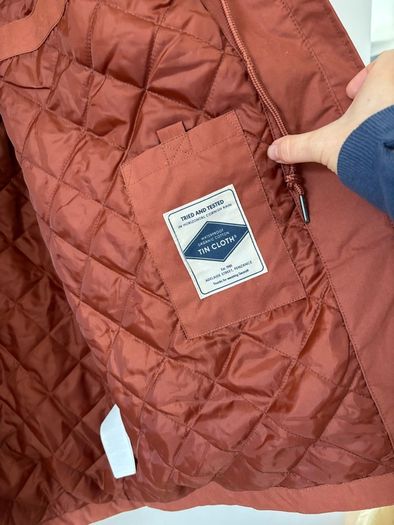 Seasalt Cornwall Brown Plant Hunter Cotton Waterproof Coat