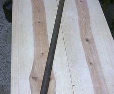 Old Irish blacksmith made wheelwright's tyre dog