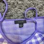 Purple Gingham Dress Image 4