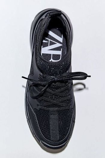 Zara Rhinestones Trainers
