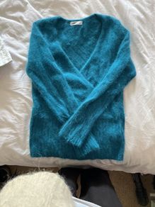 Wool/angora jumper