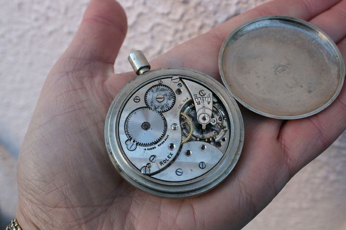 Rolex Military Issue Pocket Watch for Parts or Repair