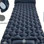2x New Self inflatable camping mats with built in pump and Headrest Image 4