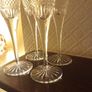 Waterford Crystal Irish  Lace Flute Glasses X 4 Image 4