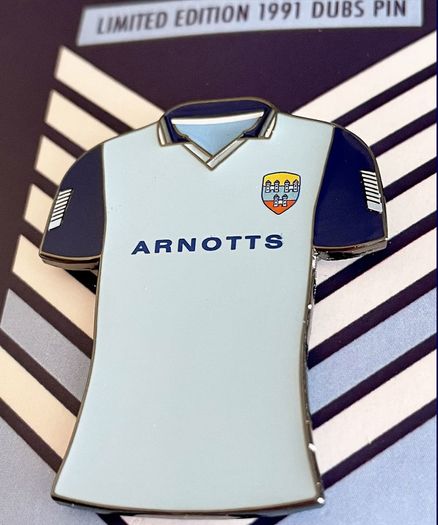 Limited Edition 1991 Dublin Jersey Pin Badge
