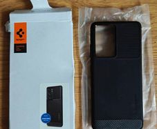 Spigen Rugged Armor Phone Case Compatible with Samsung Galaxy S21 Ultra - Black