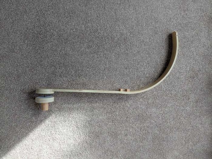 Wooden cot mobile holder