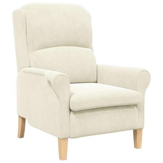 Armchair Cream Velvet