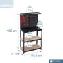 Heavy-Duty Garage Workbench with Pegboard Tool Storage & Shelving Image 6