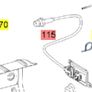 Part number: A011153732864. Nox sensor downstream Image 3