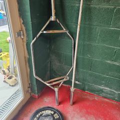 Trap bar and barbel set (140kg of bumper plates)