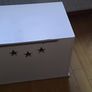White wooden toy box Image 4