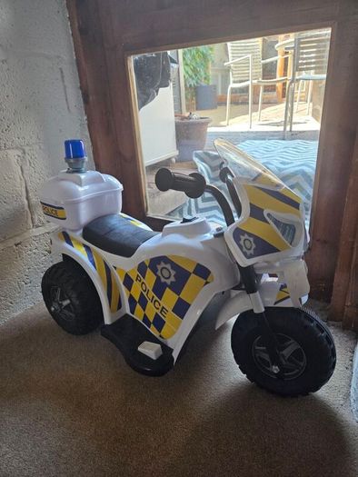 Police Motorcycle 7.4V Lithium Electric Ride On