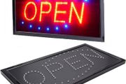 Bright LED Neon Open Shop Sign Light Display Sign Window Hanging with Chain (FREE POSTAGE)