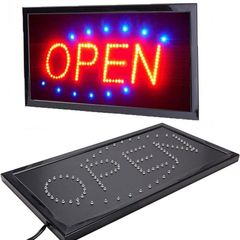 Bright LED Neon Open Shop Sign Light Display Sign Window Hanging with Chain (FREE POSTAGE)