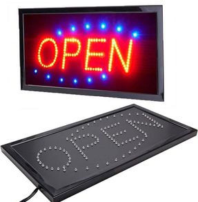 Bright LED Neon Open Shop Sign Light Display Sign Window Hanging with Chain (FREE POSTAGE)