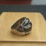 Nice Vintage stamped Silver Ring Image 2