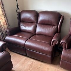 3 Piece Leather Suite