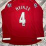 Nike Manchester United Mens 2006/2007 Home Long Sleeve Jersey No.4 Heinze Size Medium Image 6