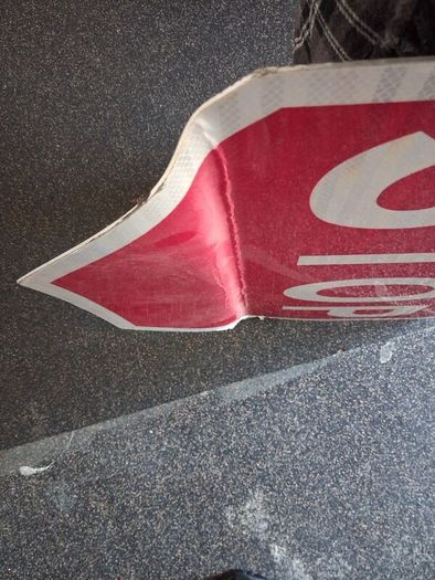 Real Metal Street Stop Sign
