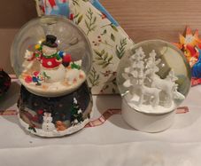 Christmas snow globe