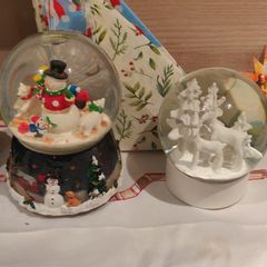 Christmas snow globe