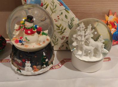 Christmas snow globe