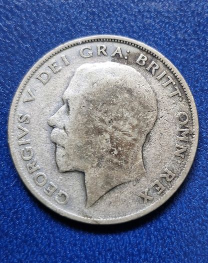 United Kingdom 1922 Half Crown - George V 2nd type Silver coin