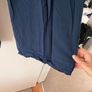 Navy wide trousers Image 2