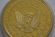 Barack Obama U.S.A 24 karat Gold plated President  2009-2013