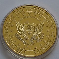 Barack Obama U.S.A 24 karat Gold plated President  2009-2013
