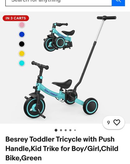 besrey 7-in-1 Toddler Trike Tricycle