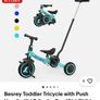 besrey 7-in-1 Toddler Trike Tricycle Image 3