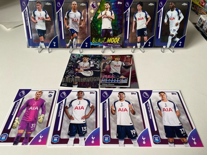 2025/2026 Topps Chrome and premiere league topps cards