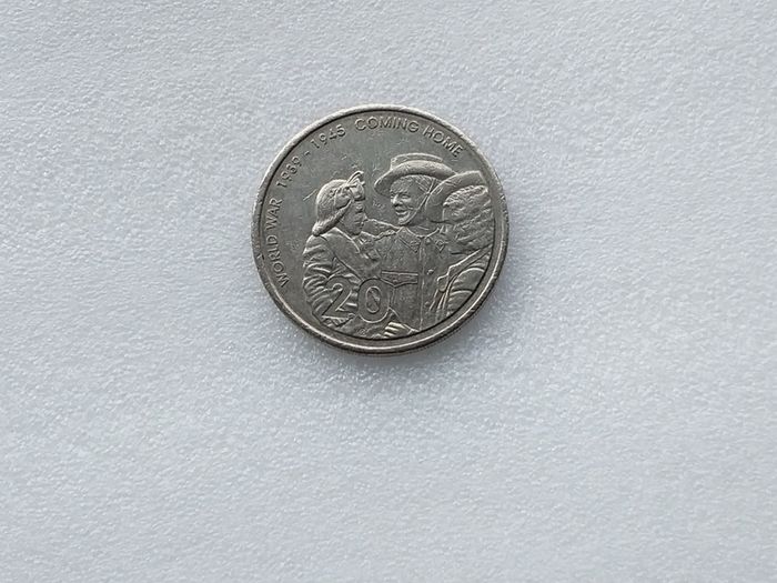 Australia : 2005 - Commemorating The 60th Anniversary of The End of WW2 , 20c and 50c Coins
