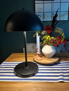 Black table lamp