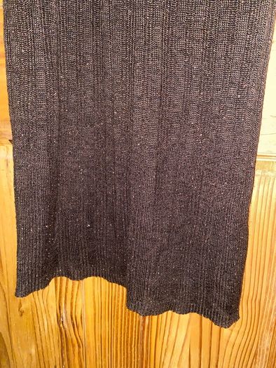 Sparkly metallic knit maxi dress