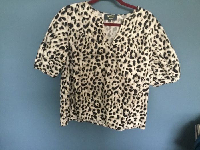 Wyse London leopard print top
